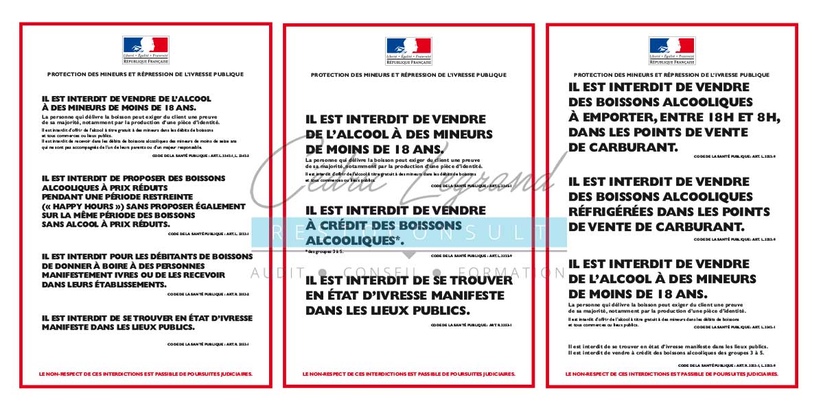Interdiction de vente de boissons alcooliques aux mineurs - Cedric ...